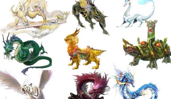 龙的九个儿子分别都叫什么拼音