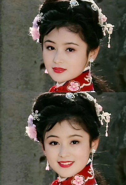 好看的古装照片女生红色衣裳