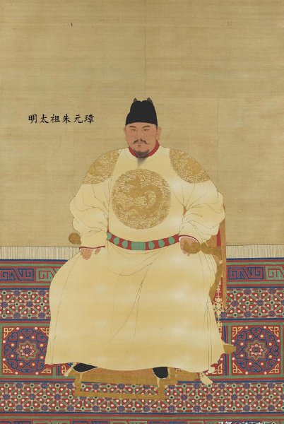 明朝朱元璋画像真迹