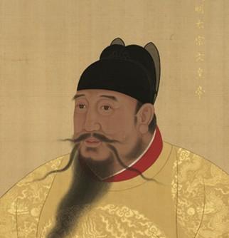 明朝朱元璋画像真迹