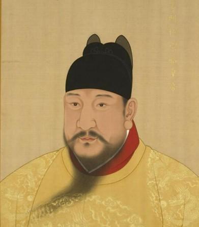 明朝朱元璋画像真迹