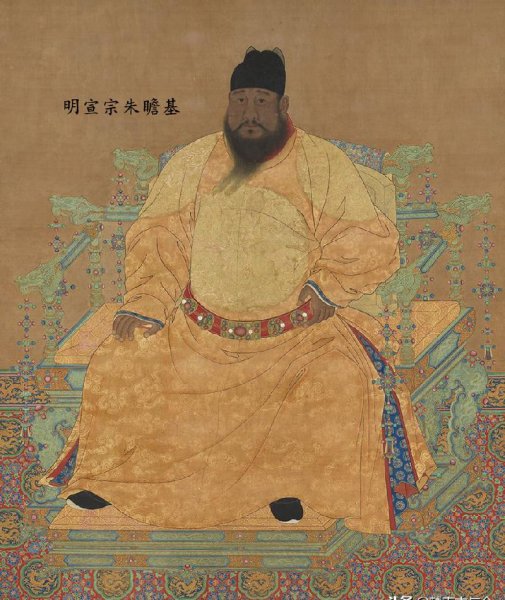明朝朱元璋画像真迹