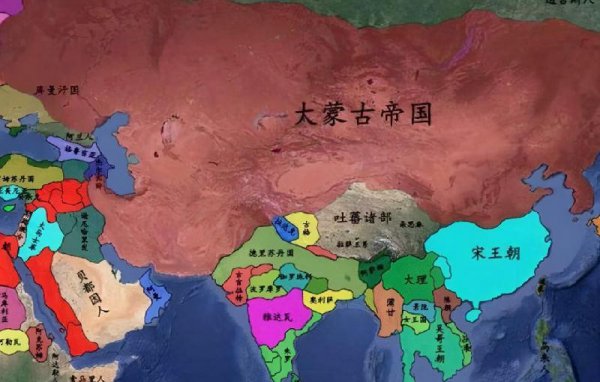 成吉思汗打下半个地球