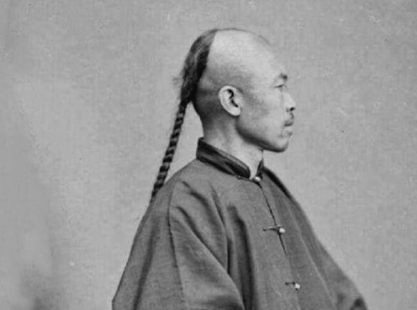 清朝男子发型图片