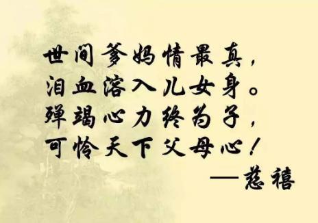 可怜天下父母心的全诗内容