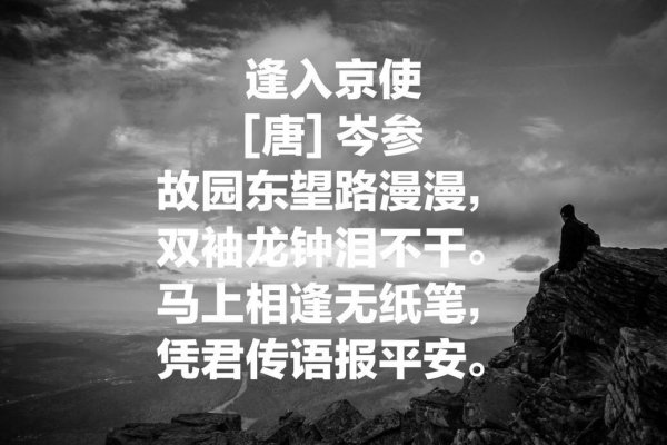 岑参最有名的十首诗