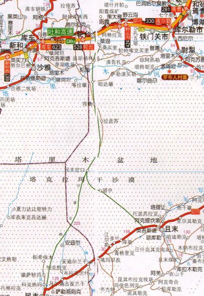 轮台县属于（X-J）哪个地区