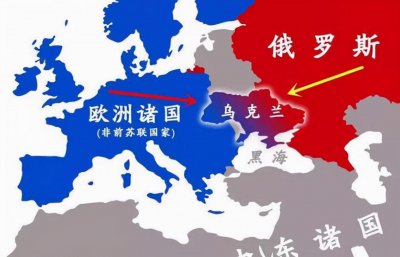 乌克兰在地图上的位置 乌克兰的地理位置位于哪里
