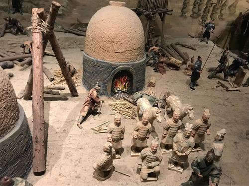 兵马俑是怎么做成的