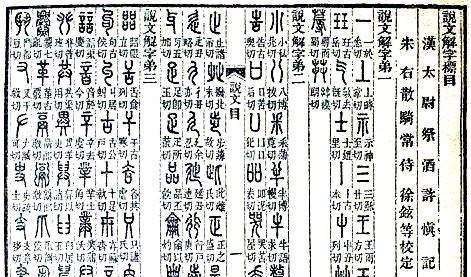 中国史上第一部字典是什么