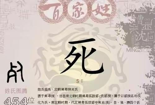 死姓全国有多少人口数量