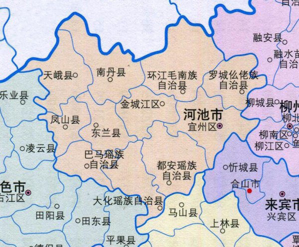 河池属于广西哪个市
