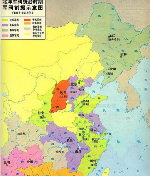 北洋军阀都有哪些势力