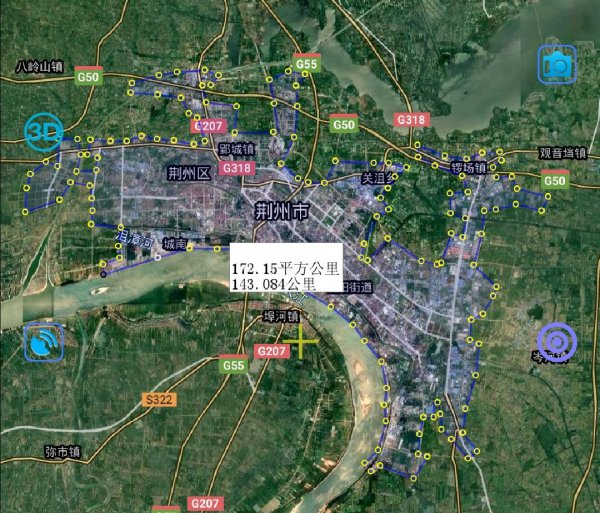荆州市有几个区几个县