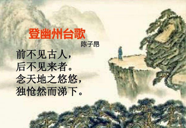 登幽州台歌的创作背景和作者简介