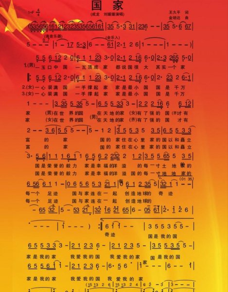 小学生爱国歌曲排行榜前十名有哪些