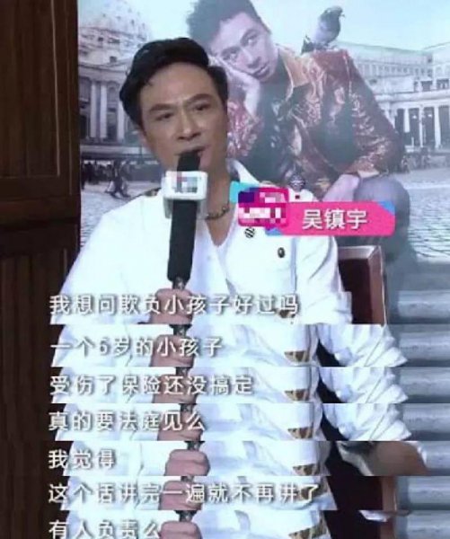 吴镇宇爸爸去哪儿事件