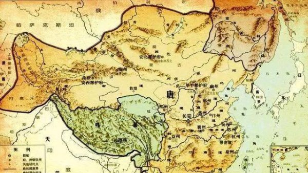 唐朝全盛时期的版图疆域面积在1600万平方公里左右