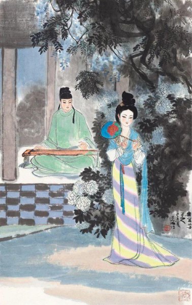 听筝李端古诗的全部意思
