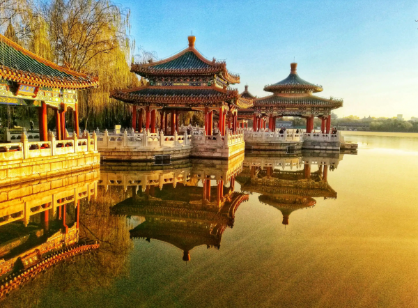 楼台倒影入池塘全诗是什么意思