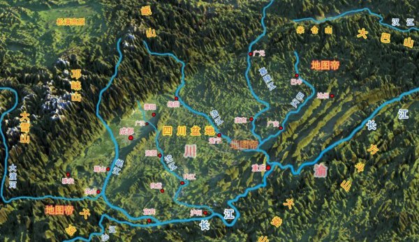 盆地的地形特点