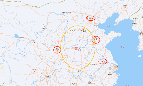 中原属于哪些地方