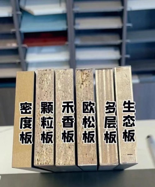木板分为哪几种板材