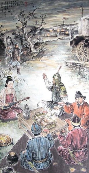 醉卧商场君莫笑古来征战几人回