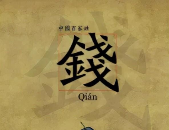 钱姓的来源和历史名人和现状