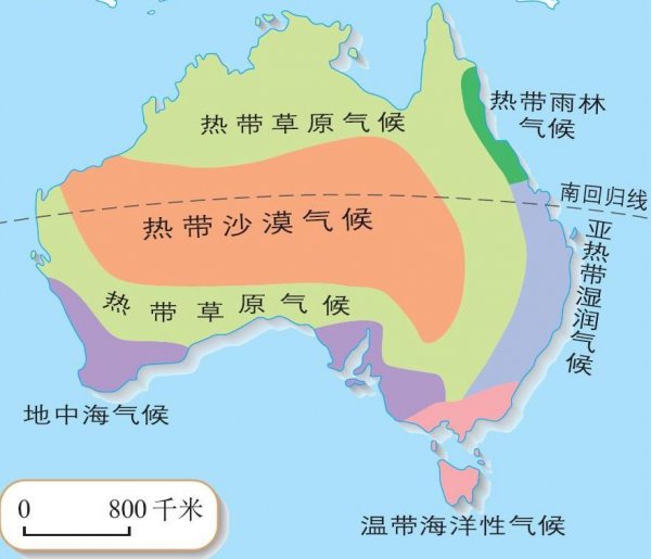 澳大利亚城市主要分布在哪里