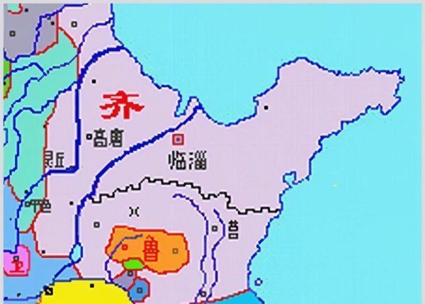 赵魏韩齐秦燕楚地图