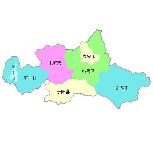 山东省泰安市属于哪个市