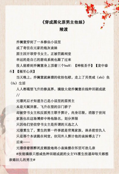 快穿攻略小说推荐完结文笔好