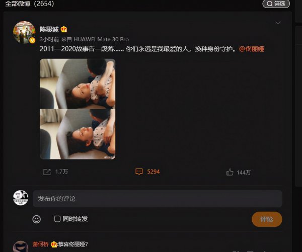 陈思诚什么时候离的