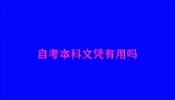 自考本科（W-P）好不好