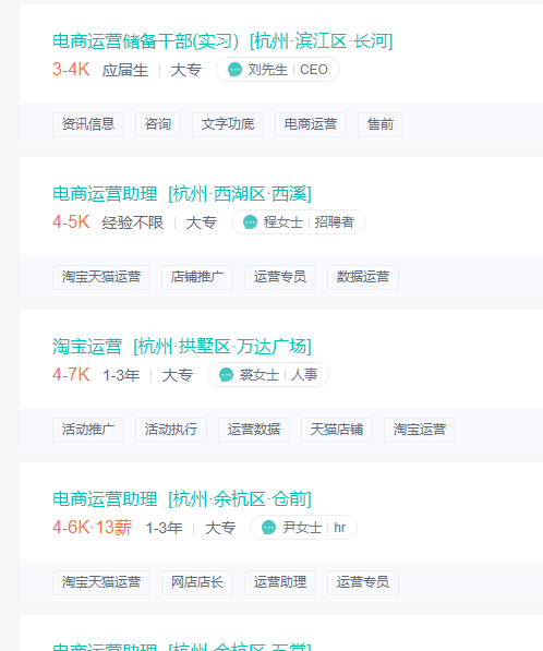 某（宝）运营一般工资多少钱一个月