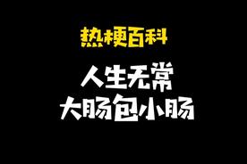 人生无常大肠包小肠出处及意思理解