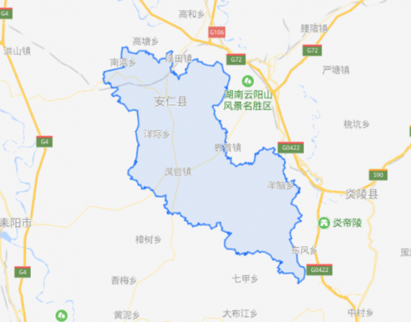 湖南安仁县属于哪个市管