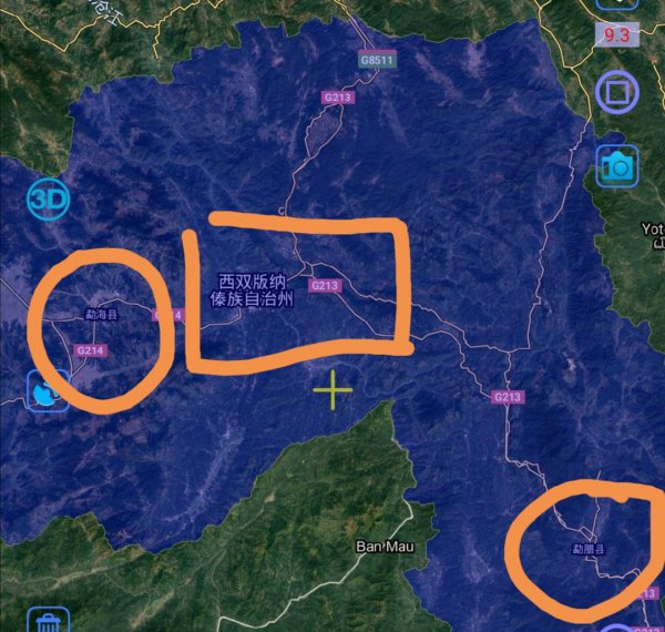 西双版纳地理位置简介