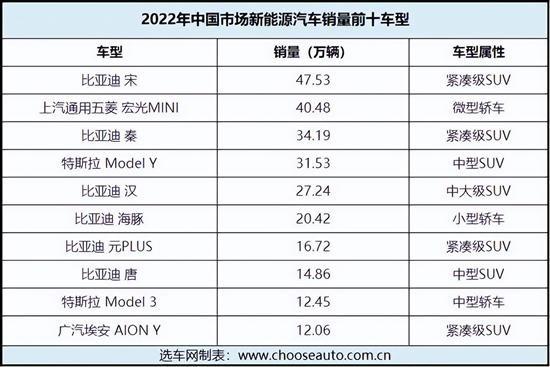 2022公认最好纯电动车