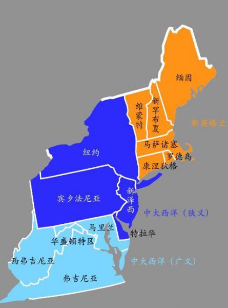 蒙大拿州在美国的位置地图