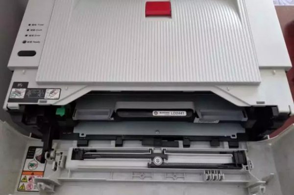 m7400pro更换墨粉盒粉墨清零步骤