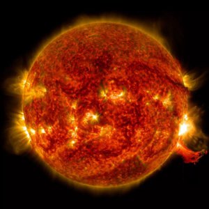 耀斑位于太阳大气层的哪一层 耀斑在太阳大气层的位置