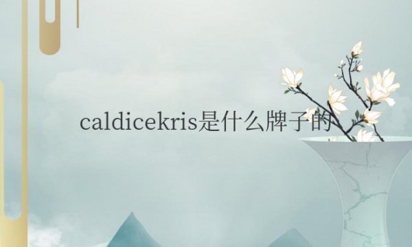 caldicekris是什么牌子手表多少钱