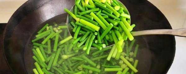 蒜苔需要用水焯一下吗为什么
