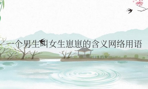一个男生叫女生崽崽的含义网络用语
