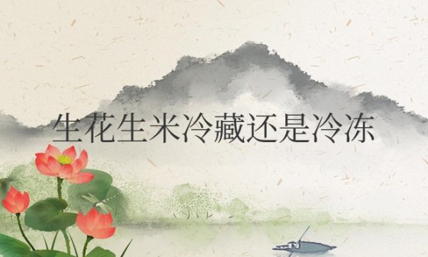生花生米冷藏还是冷冻好