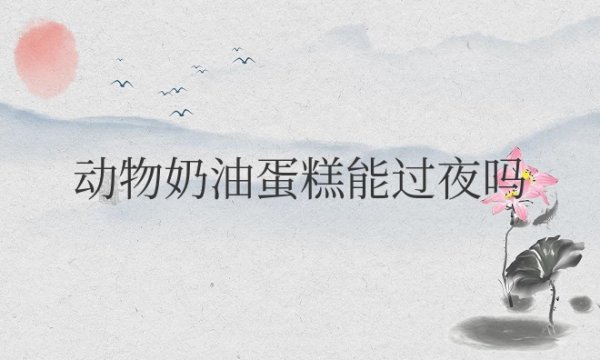 动物奶油蛋糕能过夜吗