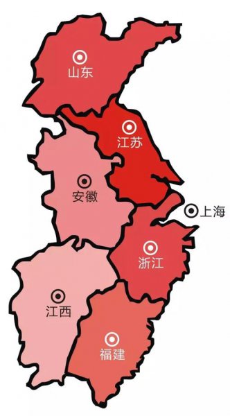 华东片区包括哪些地方和城市