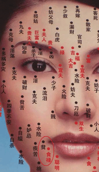 女生食禄痣是什么意思
